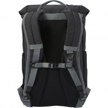 Logotrade promotional product picture of: Aqua 15.6" GRS recycled water resistant laptop backpack 23L